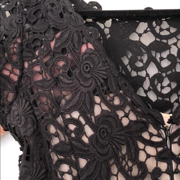 Chetta B black lace dress size 10 - Picture 3 of 7